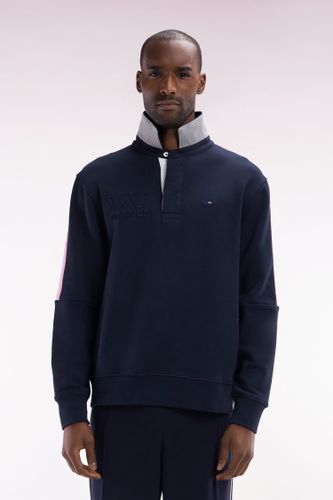 Sweatshirt À Col Maillot En Coton Marine Xv De France Coupe Droite - Eden Park - Modalova