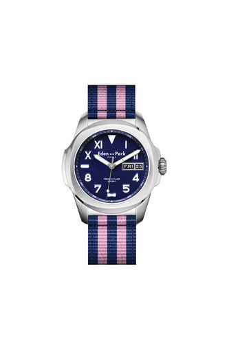 Montre À Quartz Indicateur Date Fond Bracelet Nato Rayé - Eden Park - Modalova