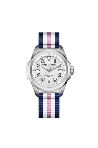 Montre À Quartz Fond Bracelet Nato Rayé - Eden Park - Modalova