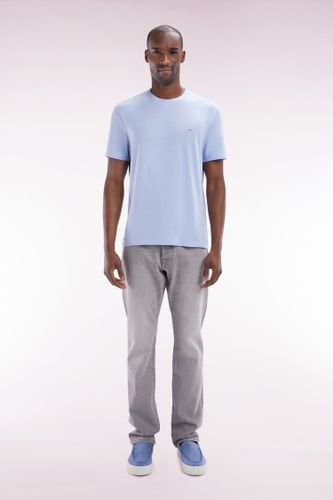 Jean 5 Poches En Denim Stretch Clair Stone Bleach Coupe Droite - Eden Park - Modalova
