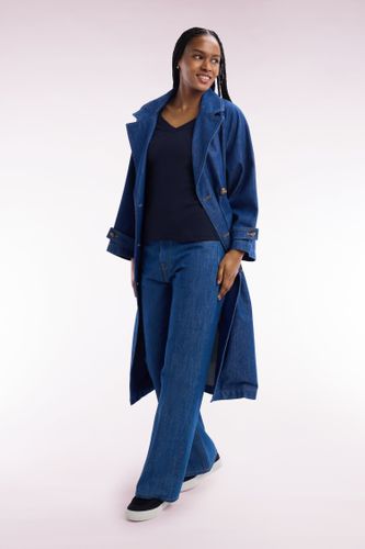 Jean 5 Poche En Denim Brut Coupe Flare - Eden Park - Modalova
