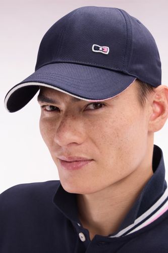 Casquette En Twill De Coton Marine Visière Passepoilée - Eden Park - Modalova
