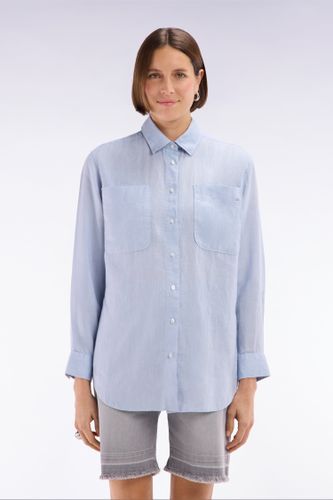 Chemise À Poches Plaquées En Lin Coupe Oversized - Eden Park - Modalova