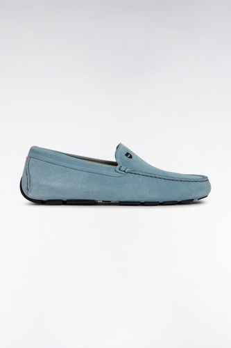 Mocassins En Cuir Suédé Bleu Ciel - Eden Park - Modalova