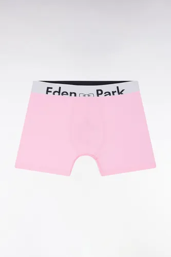 Boxer En Jersey De Coton Stretch Élastique Taille Blanc - Eden Park - Modalova