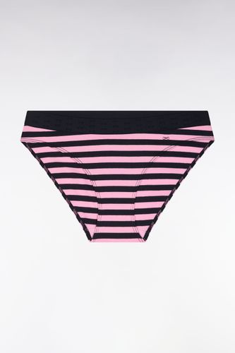 Culotte En Modal Stretch Cerclé Marine Et - Eden Park - Modalova