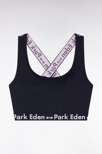 Brassière À Bretelles Croisées Marine Élastique Siglé - Eden Park - Modalova