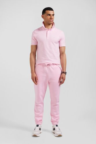 Polo manches courtes en coton stretch rose coupe Slim - Eden Park - Modalova