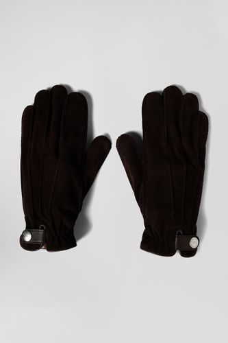 Paire de gants en cuir marron - Eden Park - Modalova