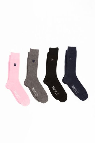 Coffret de quatre paires de chaussettes unies - Eden Park - Modalova