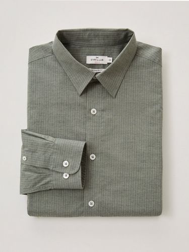 Chemise popeline fines rayures Regular Fit - Cyrillus - Modalova