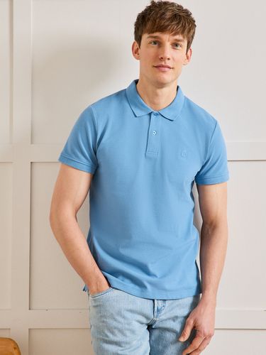 Polo uni maille piquée coton biologique - Cyrillus - Modalova