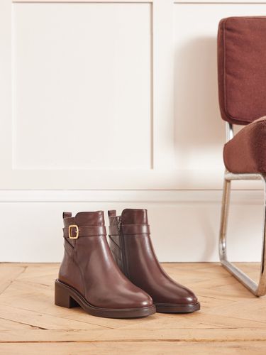 Boots cavalières en cuir femme - Cyrillus - Modalova