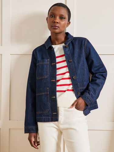 Veste worker jean coton biologique - Cyrillus - Modalova