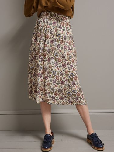 Jupe mi-longue tissu Liberty Chintz Tree - Cyrillus - Modalova