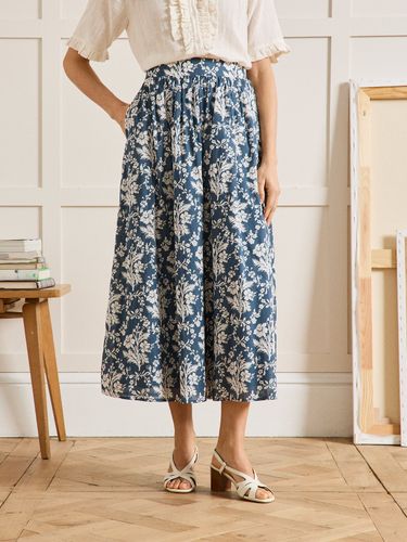 Jupe longue voile de coton imprimé Lucia - Cyrillus - Modalova