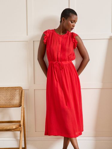 Robe fluide mi-longue sans manches - Cyrillus - Modalova