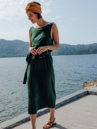 Robe-débardeur mi-longue jersey - Cyrillus - Modalova