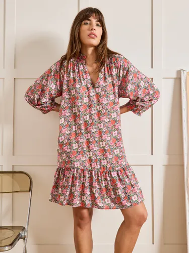 Robe volantée tissu Liberty Meadow Song - Limited Collection - Cyrillus - Modalova