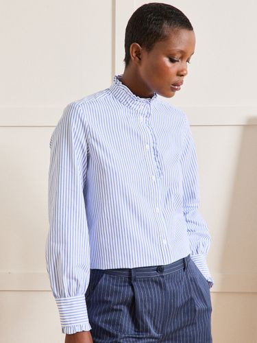 Chemise rayée col volanté - Limited Collection - Cyrillus - Modalova