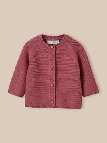 Cardigan en coton biologique et laine Bébé - Cyrillus - Modalova