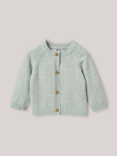 Cardigan maille ajourée bébé - Coton biologique - Cyrillus - Modalova