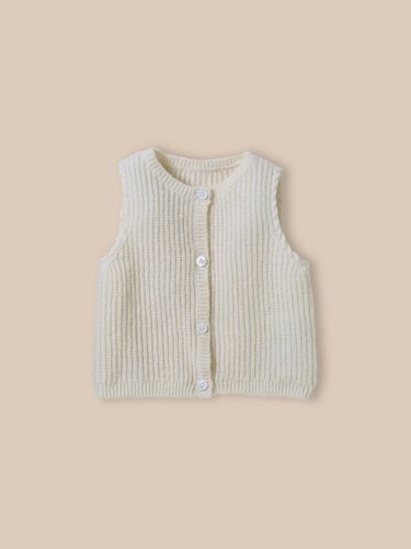 Gilet sans manches Bébé laine et mohair - Cyrillus - Modalova