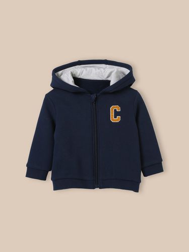 Hoodie zippé Bébé - Coton biologique - Cyrillus - Modalova