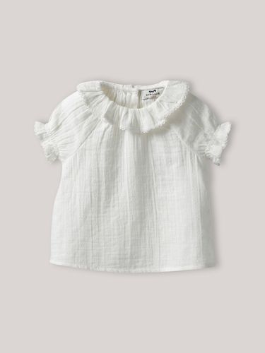 Blouse brodée en gaze de coton Bébé - Cyrillus - Modalova