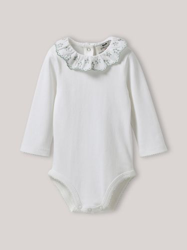 Body col en broderie anglaise - Coton biologique - Cyrillus - Modalova
