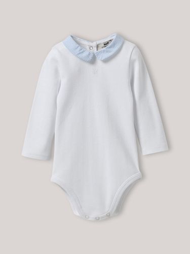 Body col rayé - Coton biologique - Cyrillus - Modalova