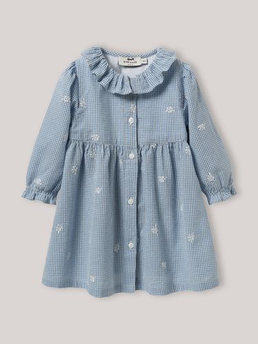 Robe en vichy brodée Bébé - Cyrillus - Modalova
