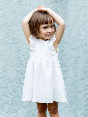 Robe brodée Sarah - Cortège Plume - Cyrillus - Modalova