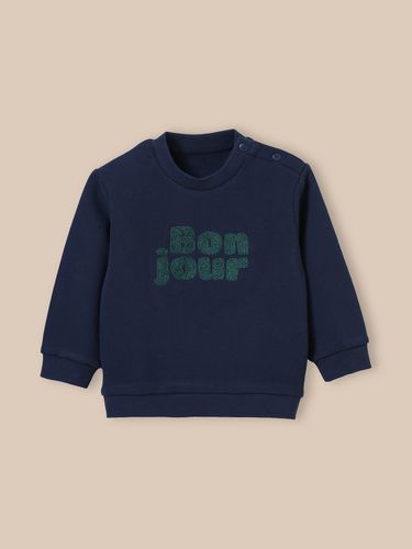 Sweat ''bonjour'' bébé - Coton biologique - Cyrillus - Modalova