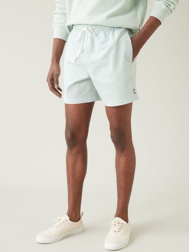 Short de bain rayé fibres recyclées - Cyrillus - Modalova