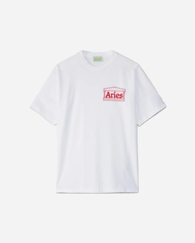 ARIES Temple SS Tee White M - White - ARIES - Modalova