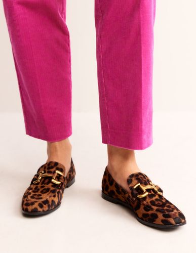 Mocassins Iris à mors-Cœurs folk rouge rockabilly - Boden - Modalova