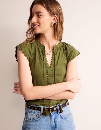 Top Millie à pompons-Éphémère - Boden - Modalova