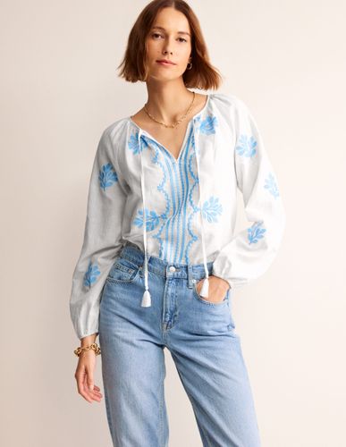 Blouse Serena brodée Femme Boden - Boden - Modalova