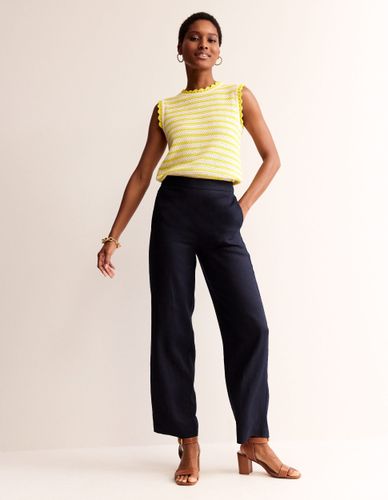 Pantalon Hampstead en lin - Boden - Modalova