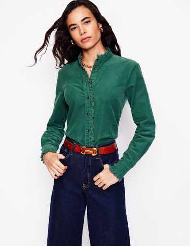 Chemise Phoebe en velours côtelé-Vert éphémère - Boden - Modalova