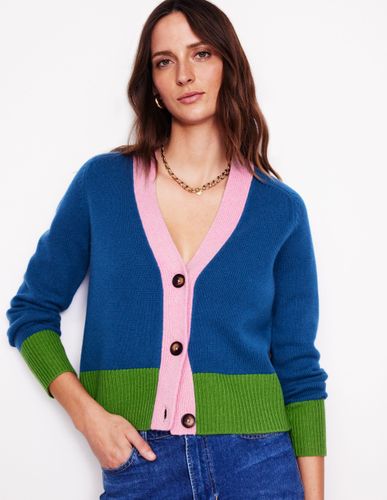 Gilet Olivia en laine mérinos- saphir - Boden - Modalova