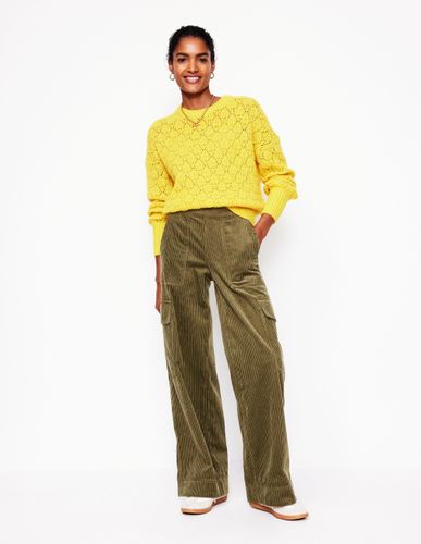 Pantalon à enfiler en velours côtelé-Kaki olive - Boden - Modalova