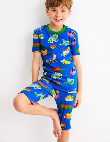 Pyjama court douillet-Animaux au bord de la piscine - Boden - Modalova