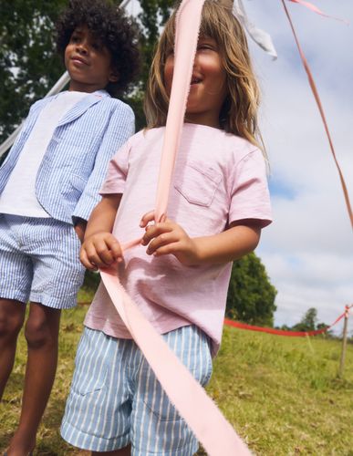 T-shirt manches courtes pour tous les jours-Lilas sucré - Boden - Modalova