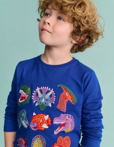 T-shirt à quadrillage super surpiqûres fun Garçon - Boden - Modalova
