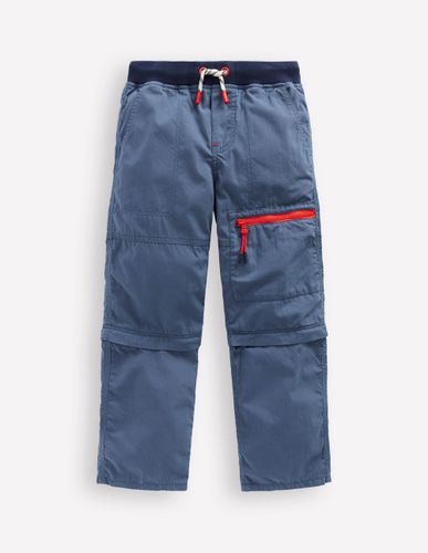Pantalon technique zippé-Bleu robot - Boden - Modalova