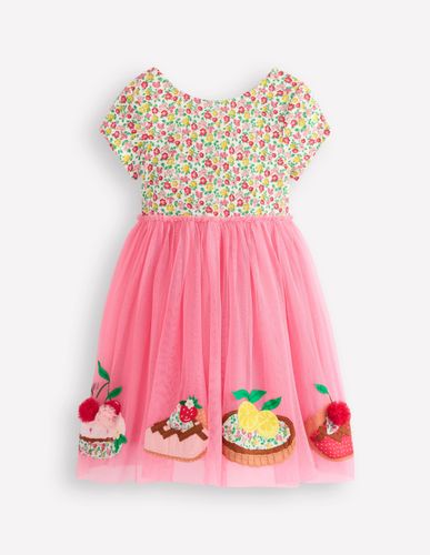 Robe Ami en tulle à appliqué-Desserts rose saumon - Boden - Modalova