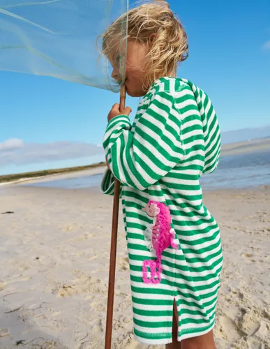 Poncho en éponge Mara-Rayé hippocampe vert - Boden - Modalova