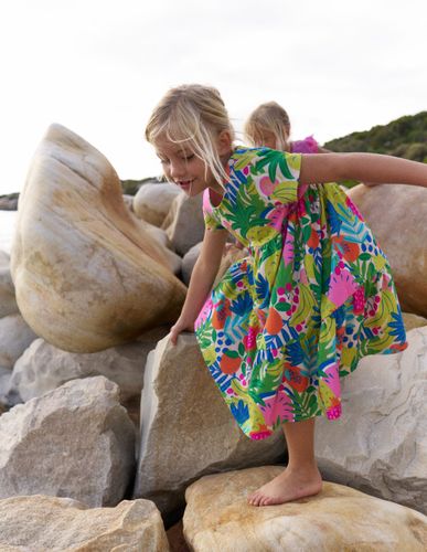 Robe tournoyante Ariel en jersey-Fruit tropical multi - Boden - Modalova
